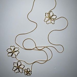 Zara Gold Floral Necklace